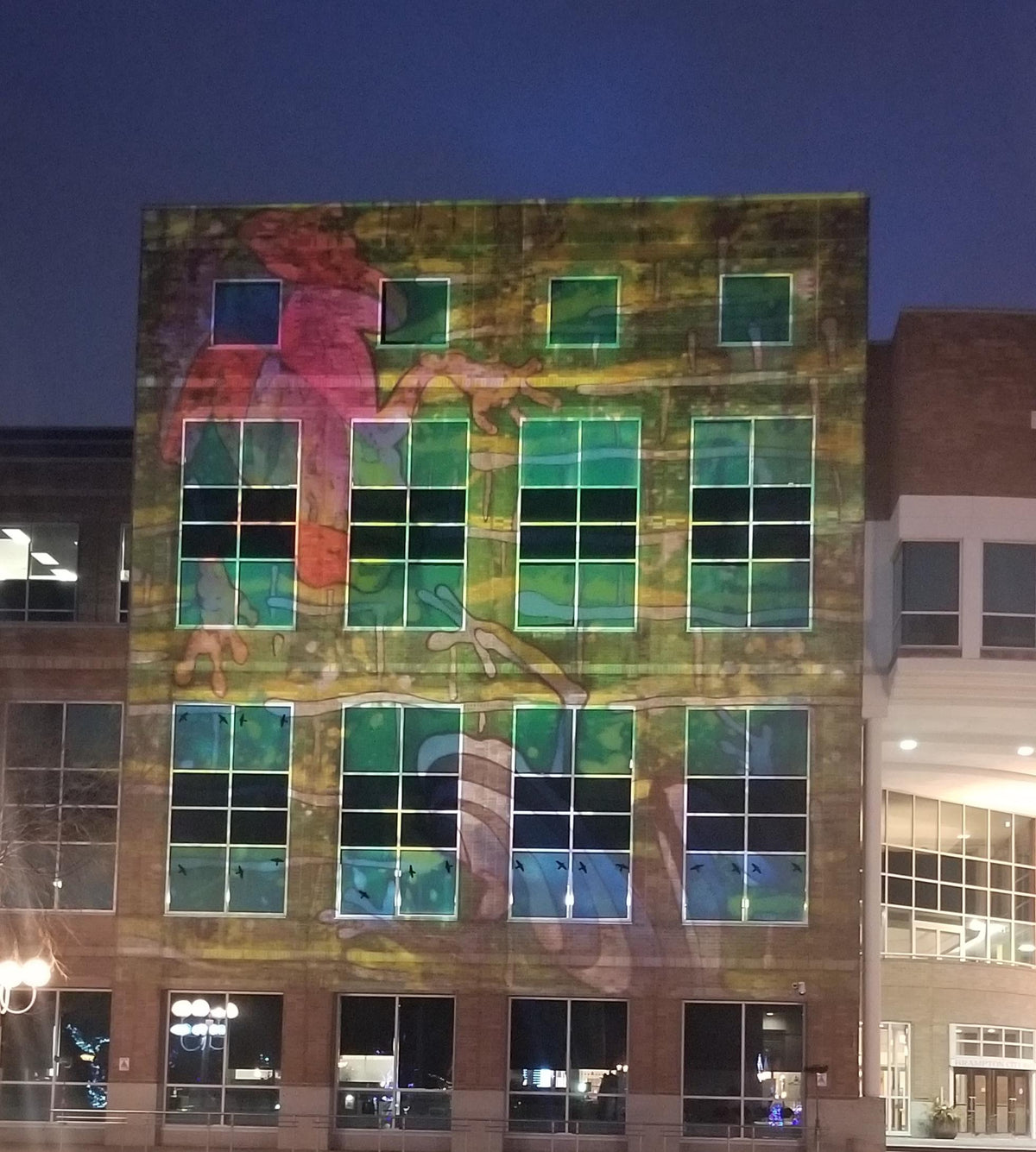 Brampton Night Lights Projection Exhibit featuring Deon Best! 📽
